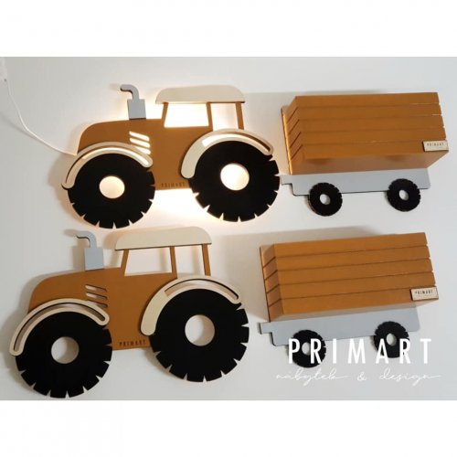 Traktor - dětská plynule stmívatelná LED lampička