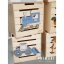 Dřevěný Box do "Kallax" - plné nebo děrované čelo - Dekorace box kallax: ploutev