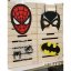 Dřevěný Box do "Kallax" - plné nebo děrované čelo - Dekorace box kallax: Spiderman/Batman